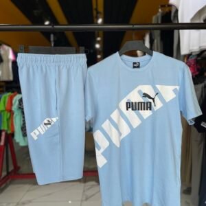 Ensseble Puma 100% coton Bleu Ciel